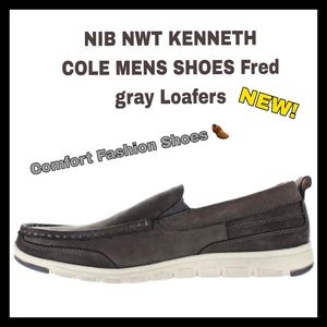 NIB NWT KENNETH COLE MENS SHOES Fred gray Loafers